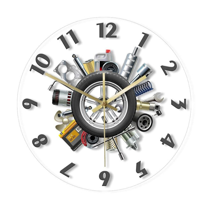 Modern Acrylic Printed Wall Clock