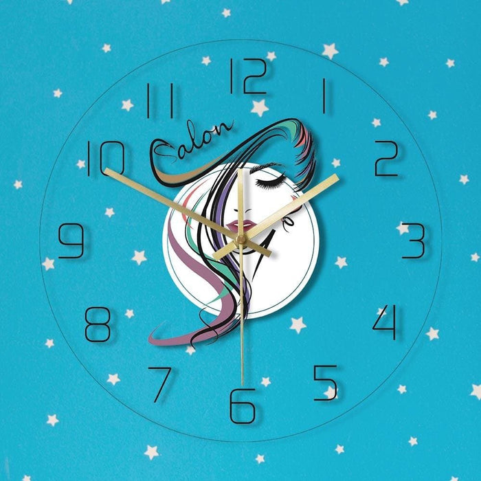 Modern Acrylic Printed Wall Clock