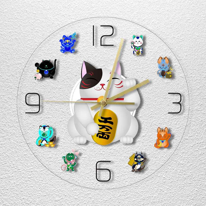 Modern Acrylic Printed Wall Clock