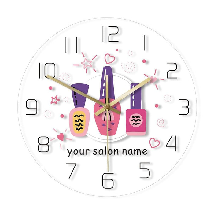 Modern Acrylic Printed Wall Clock