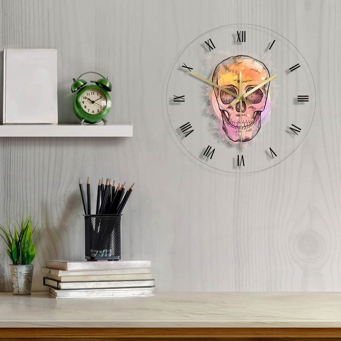 Modern Acrylic Printed Wall Clock