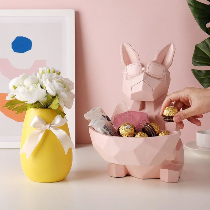 Modern Animals Figurine Vase Tissue Holder For Living Room