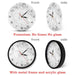 Modern Design White Grey Marble Texture Print Wall Clock