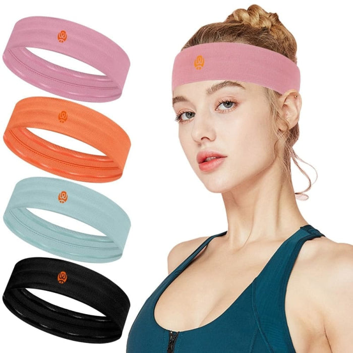 Moisture-wicking Breathable Elastic Sports Headband