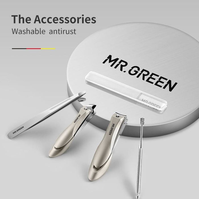 Mr.green Manicure Set Surgical Grade Scissors Stainless Nail