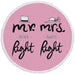 Mr And Mrs Round Beach Towel