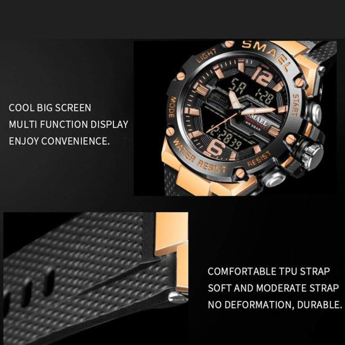 Multifunction Waterproof Led Digital Wristwatch