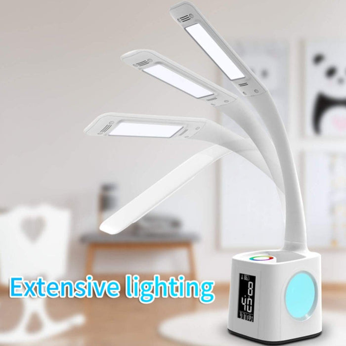 Multifunctional Led Dimmable Desk Lamp With Charging Port-