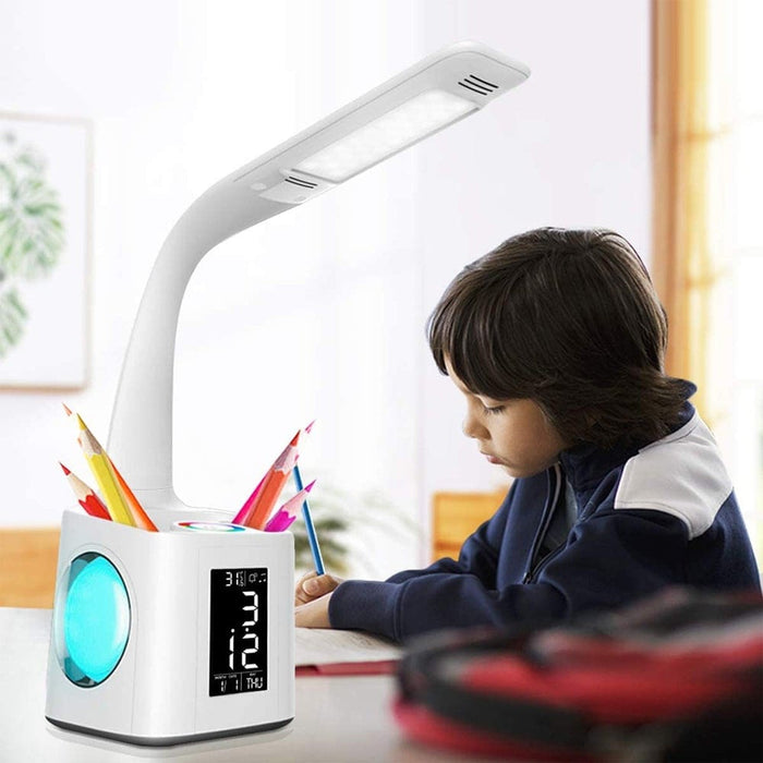 Multifunctional Led Dimmable Desk Lamp With Charging Port-