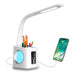 Multifunctional Led Dimmable Desk Lamp With Charging Port-