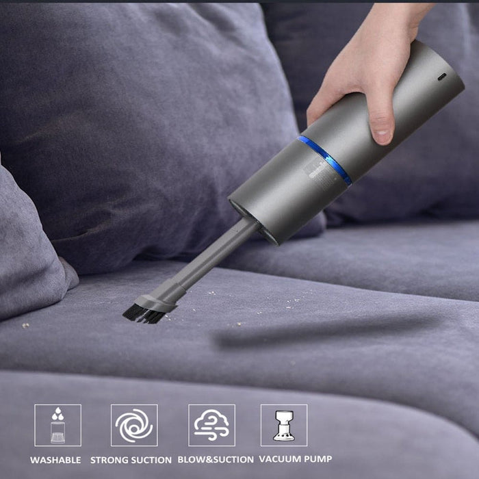 Multifunctional Mini Handheld Cordless Car Vacuum- Usb