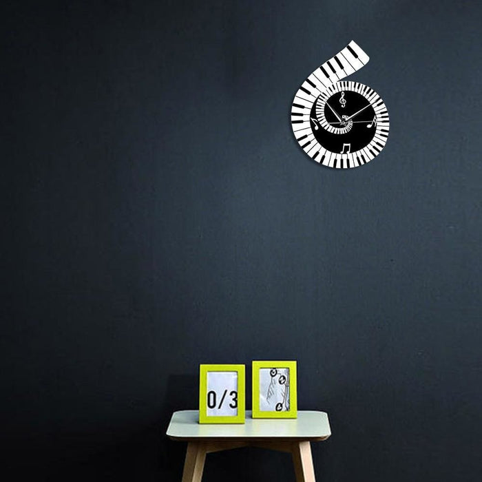 Music Sheet Dercorative Print Wall Clock