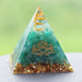 Natural Green Aventurine Tumbled Stones Orgone Pyramid