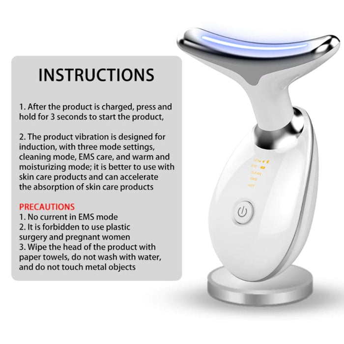 Neck And Face Skin Tightening Ipl Care Device- Usb Charging