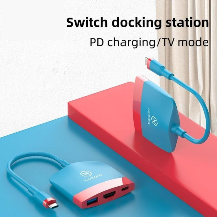 Nintendo Switch Portable Docking Station Usb c To 4k
