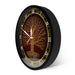 Nordic Sacred Symbol Druidic Yggdrasil Tree Wall Clock