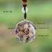 Orgone Pendant Energy Garnet Necklace Orgonite Labradorite