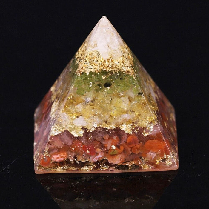 Orgonite Pyramid Energy Converter Orgone Resin Natural