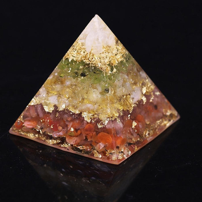 Orgonite Pyramid Energy Converter Orgone Resin Natural