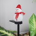 Outdoor Led Solar Snowman Ligh Landscape Lamp Decorations
