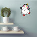 Penguin Cartoon Print Wall Clock