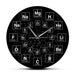Periodic Table Of The Elements Chemical Symbols Wall Clock