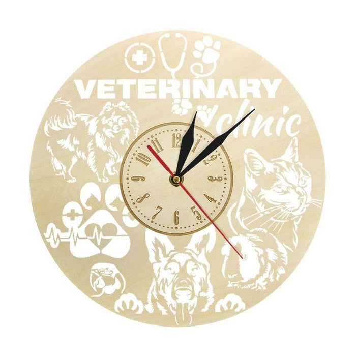 Pet Vet Clinic Wall Clock