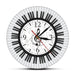 Piano Keyboard Treble Clef Wall Art Modern Clock Musical