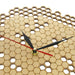 Precision-cutting Decorative Plywood Honeycomb Wall Clock