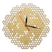 Precision-cutting Decorative Plywood Honeycomb Wall Clock