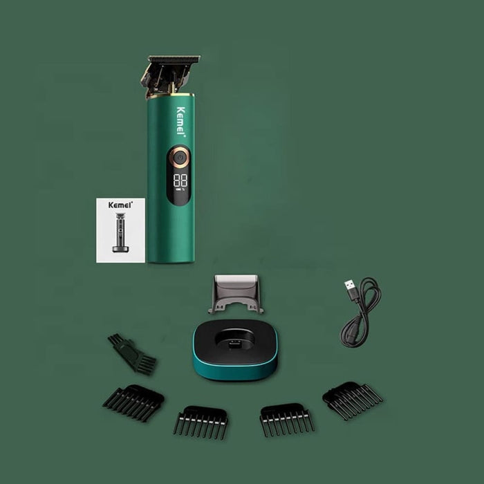 Professional Usb Powered T-blade Hair Trimmer With Display