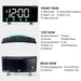 Vibe Geeks Projector Fm Radio Led Display Alarm Clock-