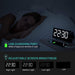 Vibe Geeks Projector Fm Radio Led Display Alarm Clock-