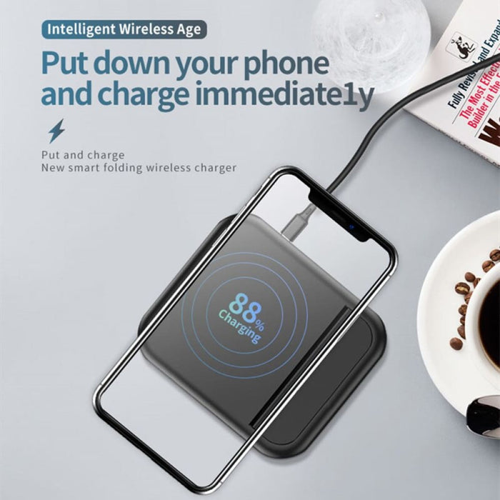 Qi Wireless Charger Stand For Samsung Xiaomi Fast Charging