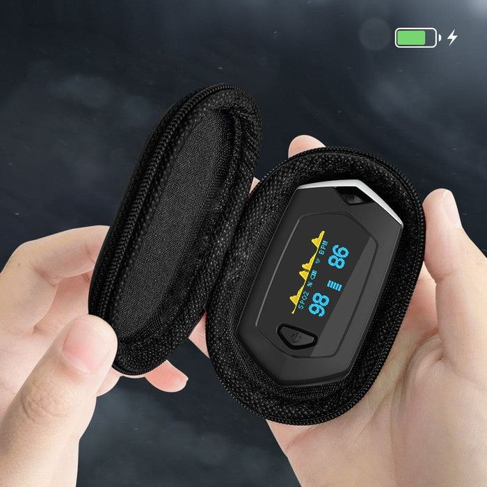 Rechargeable Digital Fingertip Pulse Oximeter