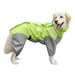 Reflective Rain Jacket For Dogs