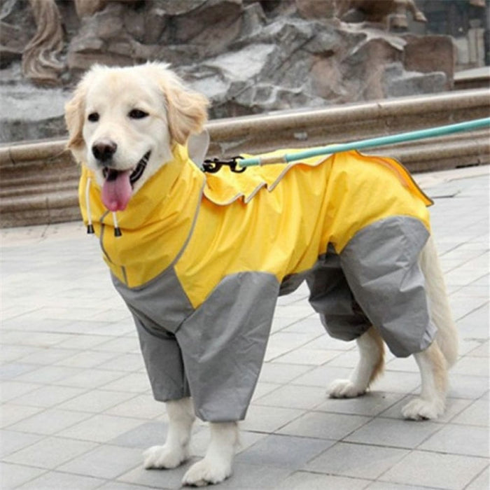 Reflective Rain Jacket For Dogs