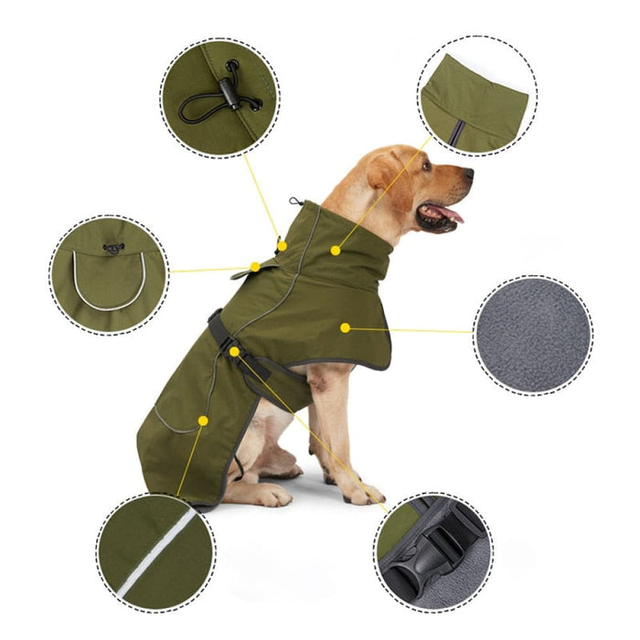 Reflective Waterproof Warm Coat For Dog