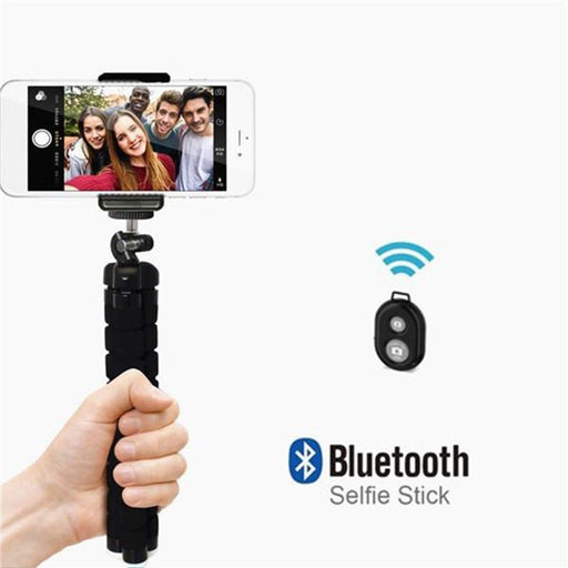 Remote Control Flexible Mobile Phone Holder Tripod Octopus