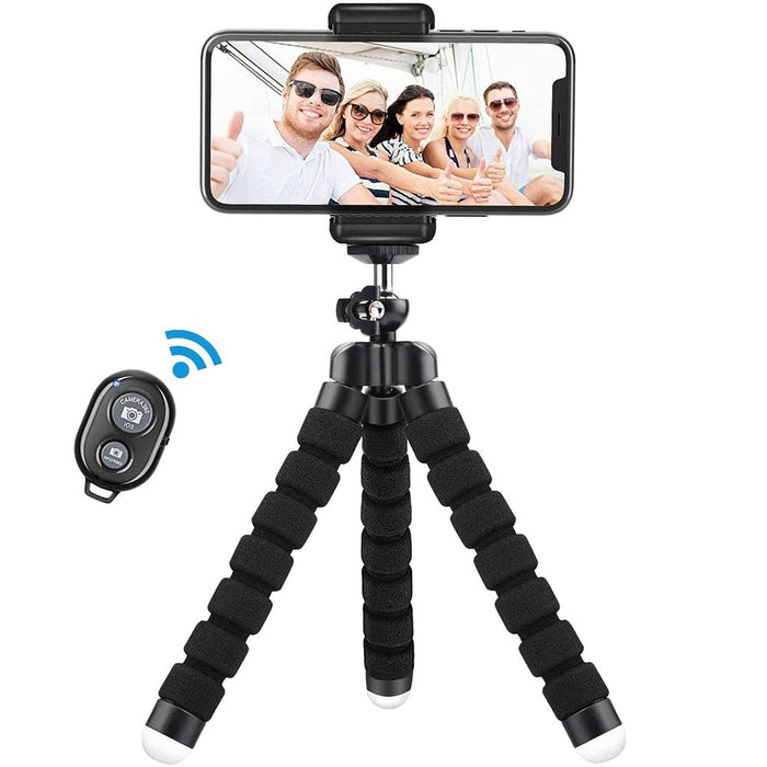 Remote Control Flexible Mobile Phone Holder Tripod Octopus