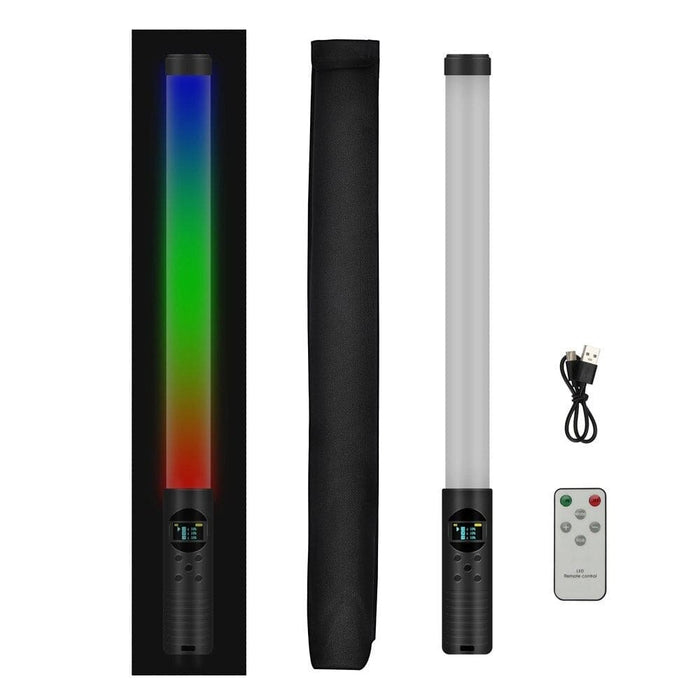 Remote Controlled Rgb Handheld Led Video Photography Light-