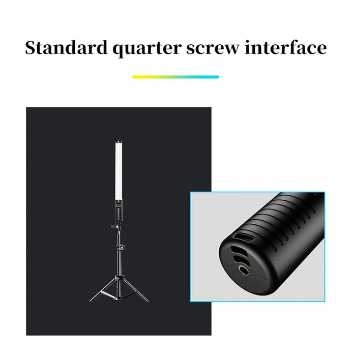 Remote Controlled Rgb Handheld Led Video Photography Light-