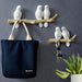 Resin Bird Hooks Hanger For Clothes Towel Keys Or Hat