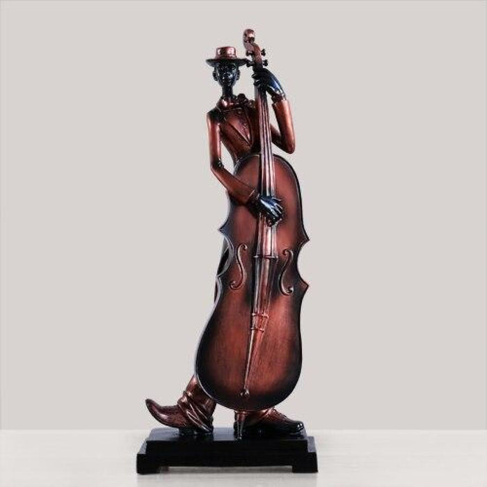 Resin Craft Negro Musician Music Band Statues For