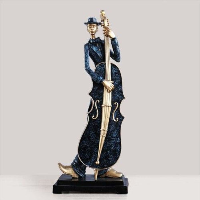 Resin Craft Negro Musician Music Band Statues For