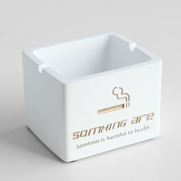 Resin Windproof Ashtray With Lid For Tabletop