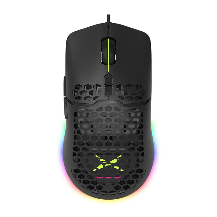 Rgb Lightweight Gaming Mouse Honeycomb Shell Ergonomic