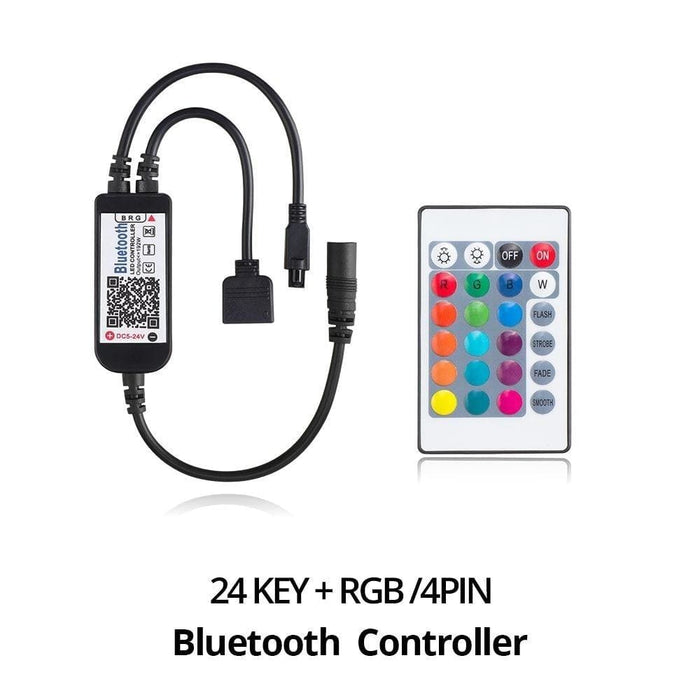 Rgb Rgbw Bluetooth Led Controller Usb 24 Keys 40 Ir Remote