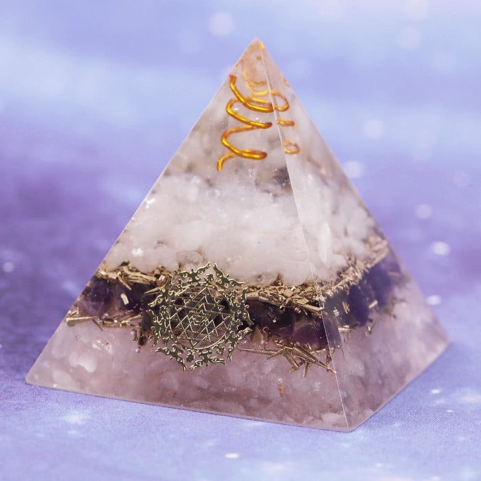 Rose Quartz Orgone Pyramid Emf Protection Meditation Yoga