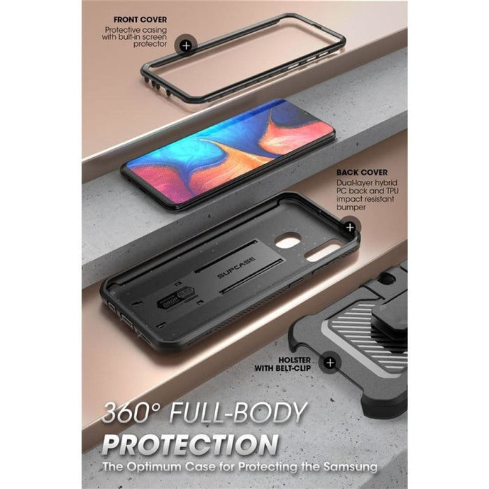 For Samsung Galaxy A20 A30 Case With Built-in Screen